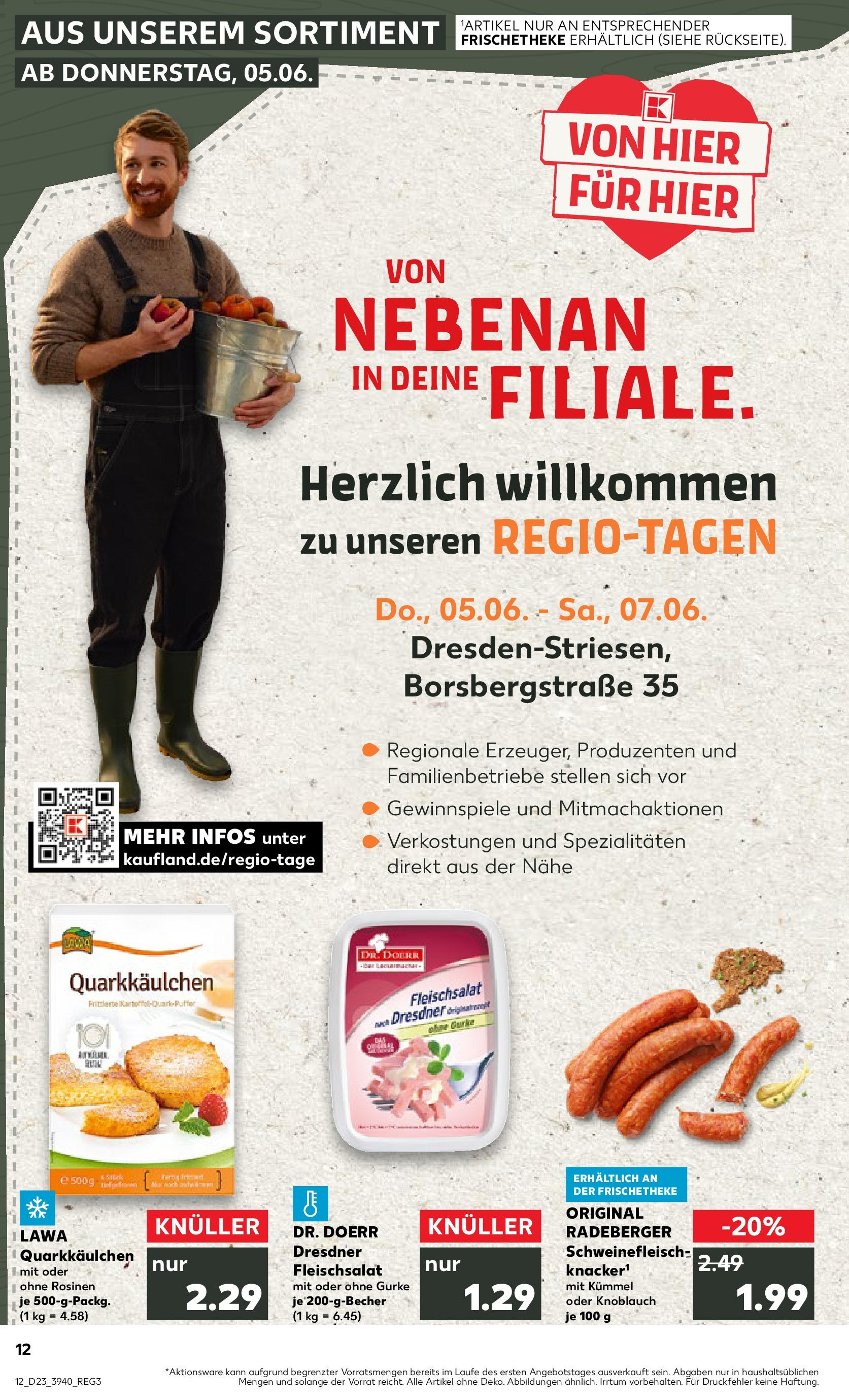 Kaufland prospekt Dresden (ab 05.06.2025) » Angebote Online | Seite: 12 | Produkte: Rosinen, Knoblauch, Schweinefleisch Kaufland prospekt Dresden (ab 05.06.2025) » Angebote Online zum Blättern | Seite: 12 | Produkte: Rosinen, Knoblauch, Schweinefleisch