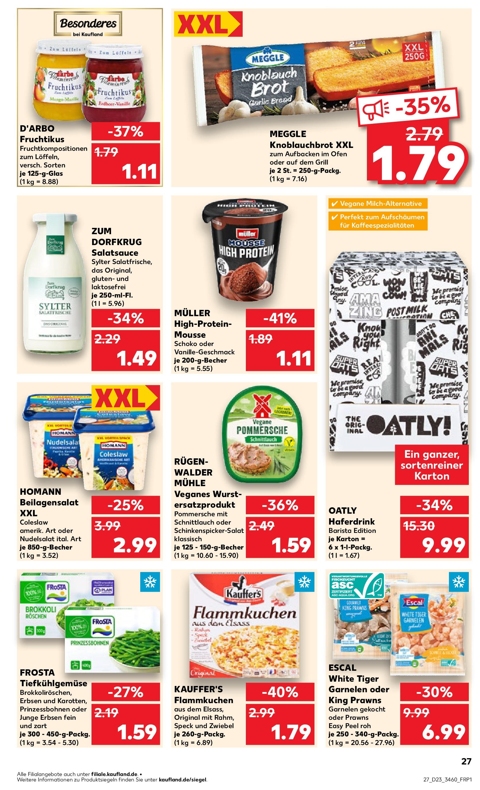 Kaufland prospekt Weiden In Der Oberpfalz (ab 05.06.2025) » Angebote Online | Seite: 27 | Produkte: Dressing, Tiefkühlgemüse, Brokkoli, Wurst Kaufland prospekt Weiden In Der Oberpfalz (ab 05.06.2025) » Angebote Online zum Blättern | Seite: 27 | Produkte: Dressing, Tiefkühlgemüse, Brokkoli, Wurst