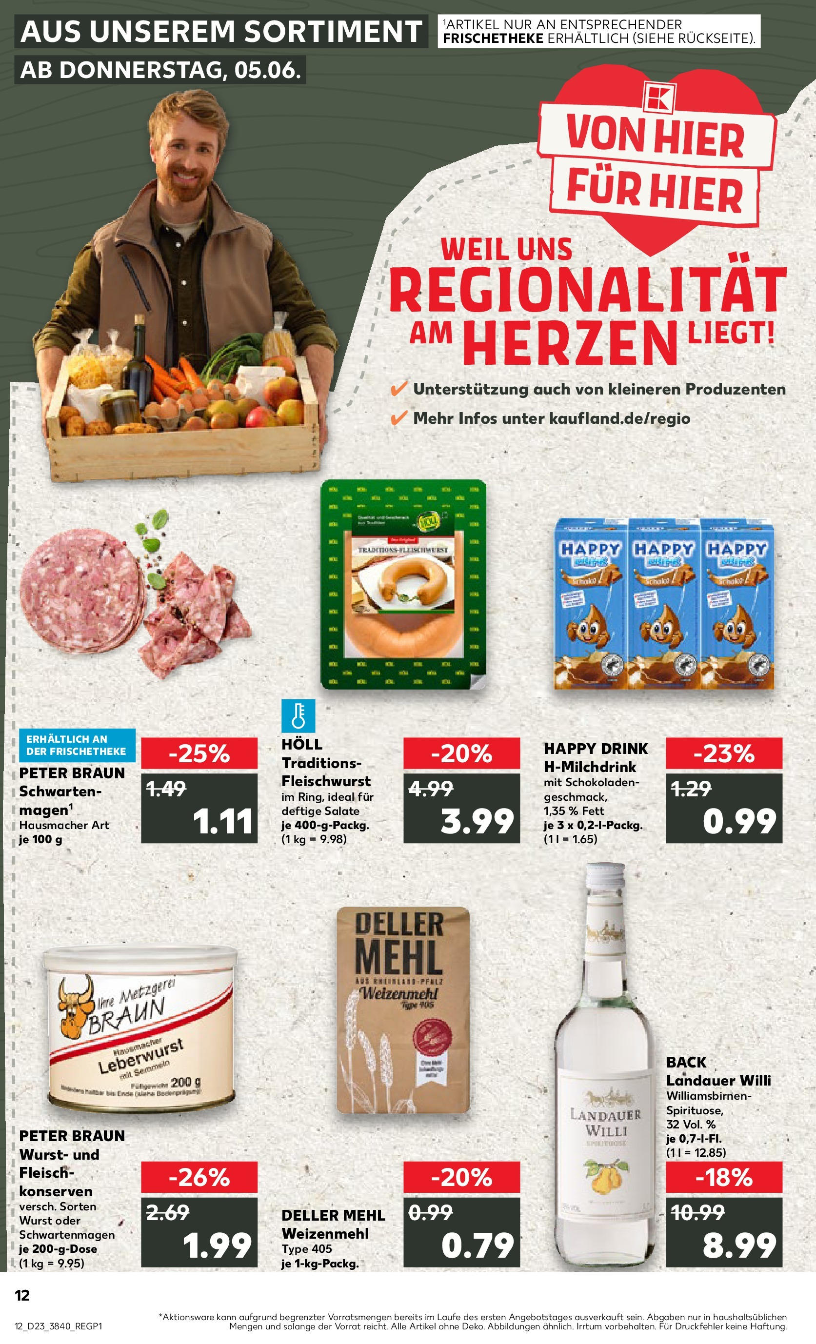 Kaufland prospekt Landstuhl (ab 05.06.2025) » Angebote Online | Seite: 12 | Produkte: Mehl, Weizenmehl, Wurst, Mehl weizenmehl Kaufland prospekt Landstuhl (ab 05.06.2025) » Angebote Online zum Blättern | Seite: 12 | Produkte: Mehl, Weizenmehl, Wurst, Mehl weizenmehl