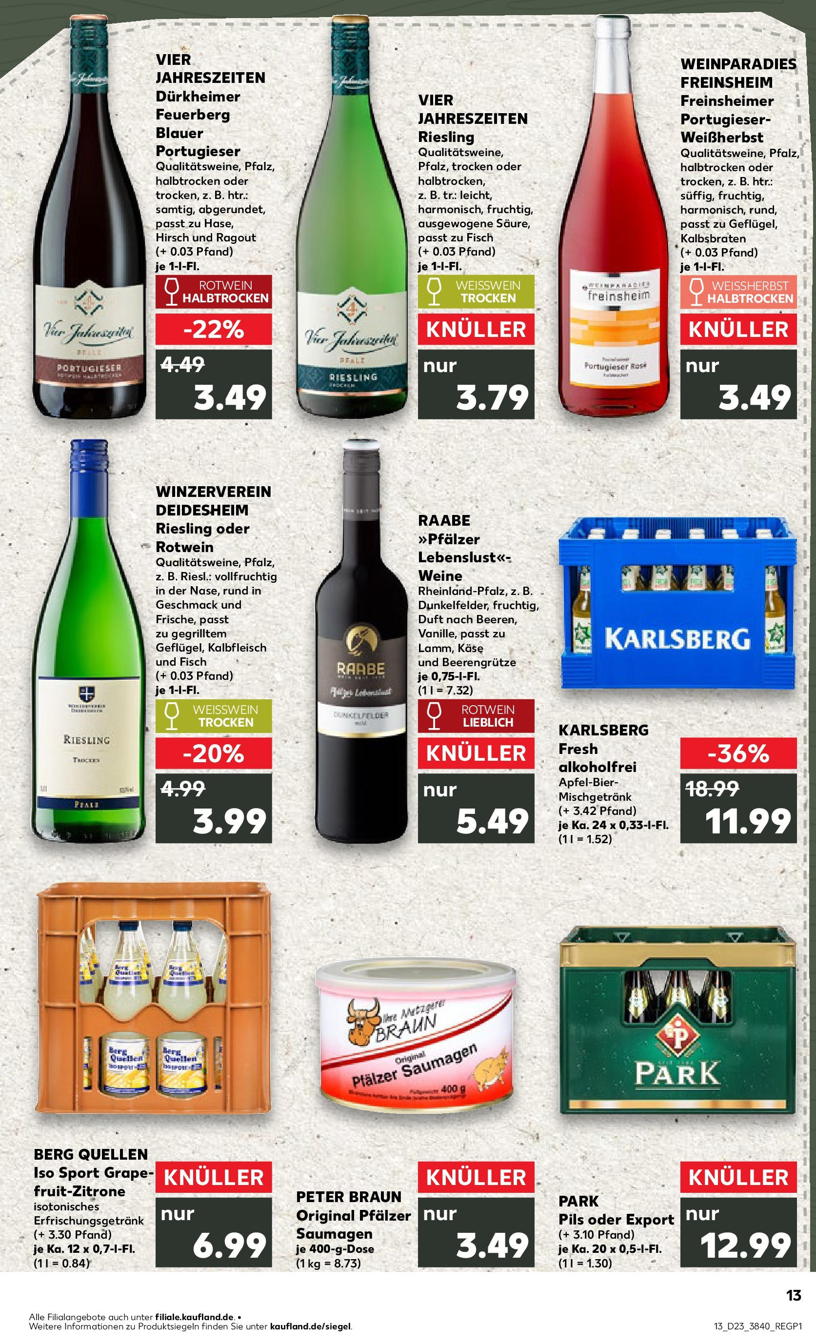 Kaufland prospekt Landstuhl (ab 05.06.2025) » Angebote Online | Seite: 13 | Produkte: Käse, Rotwein, Duft, Fisch Kaufland prospekt Landstuhl (ab 05.06.2025) » Angebote Online zum Blättern | Seite: 13 | Produkte: Käse, Rotwein, Duft, Fisch