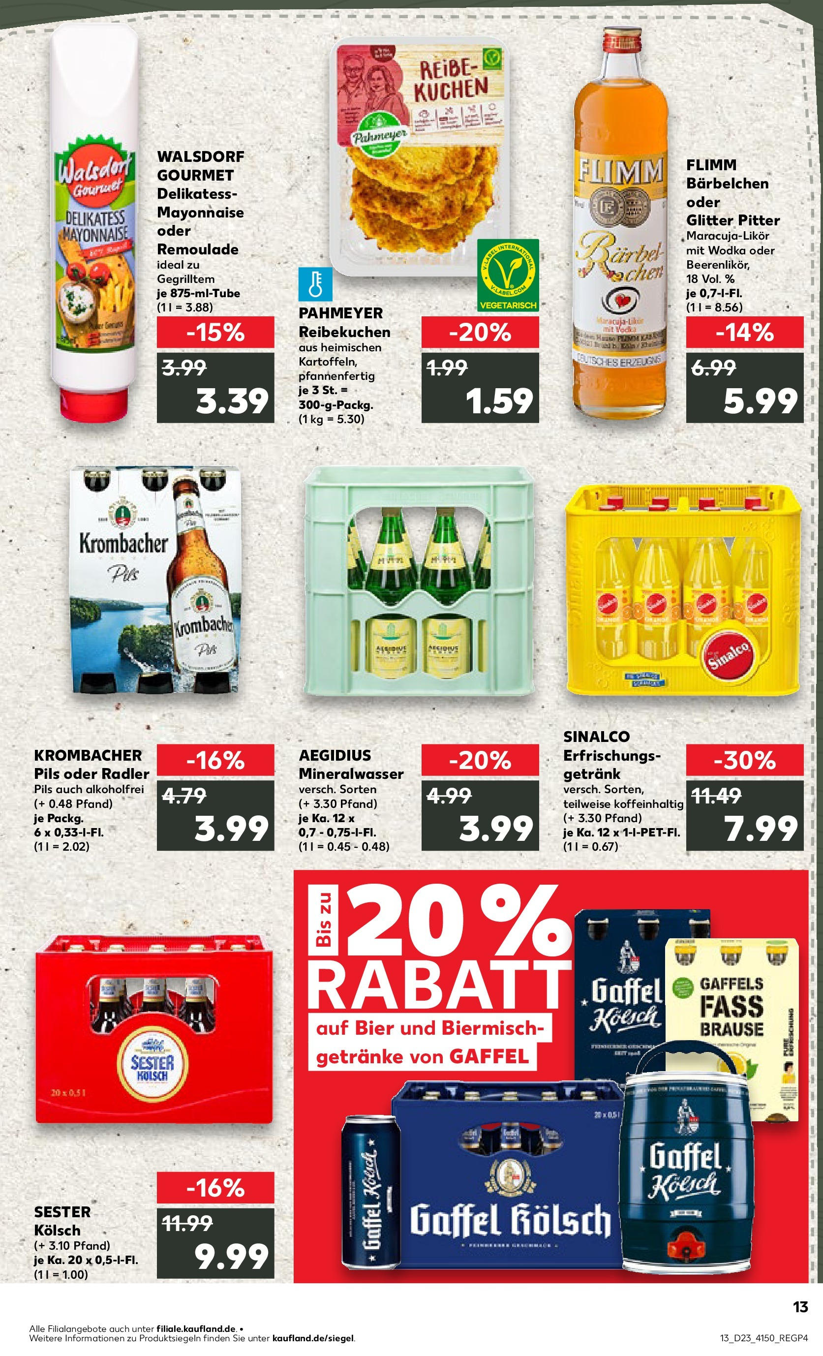 Kaufland prospekt Troisdorf (ab 05.06.2025) » Angebote Online | Seite: 13 | Produkte: Mineralwasser, Kartoffeln, Krombacher, Vodka Kaufland prospekt Troisdorf (ab 05.06.2025) » Angebote Online zum Blättern | Seite: 13 | Produkte: Mineralwasser, Kartoffeln, Krombacher, Vodka