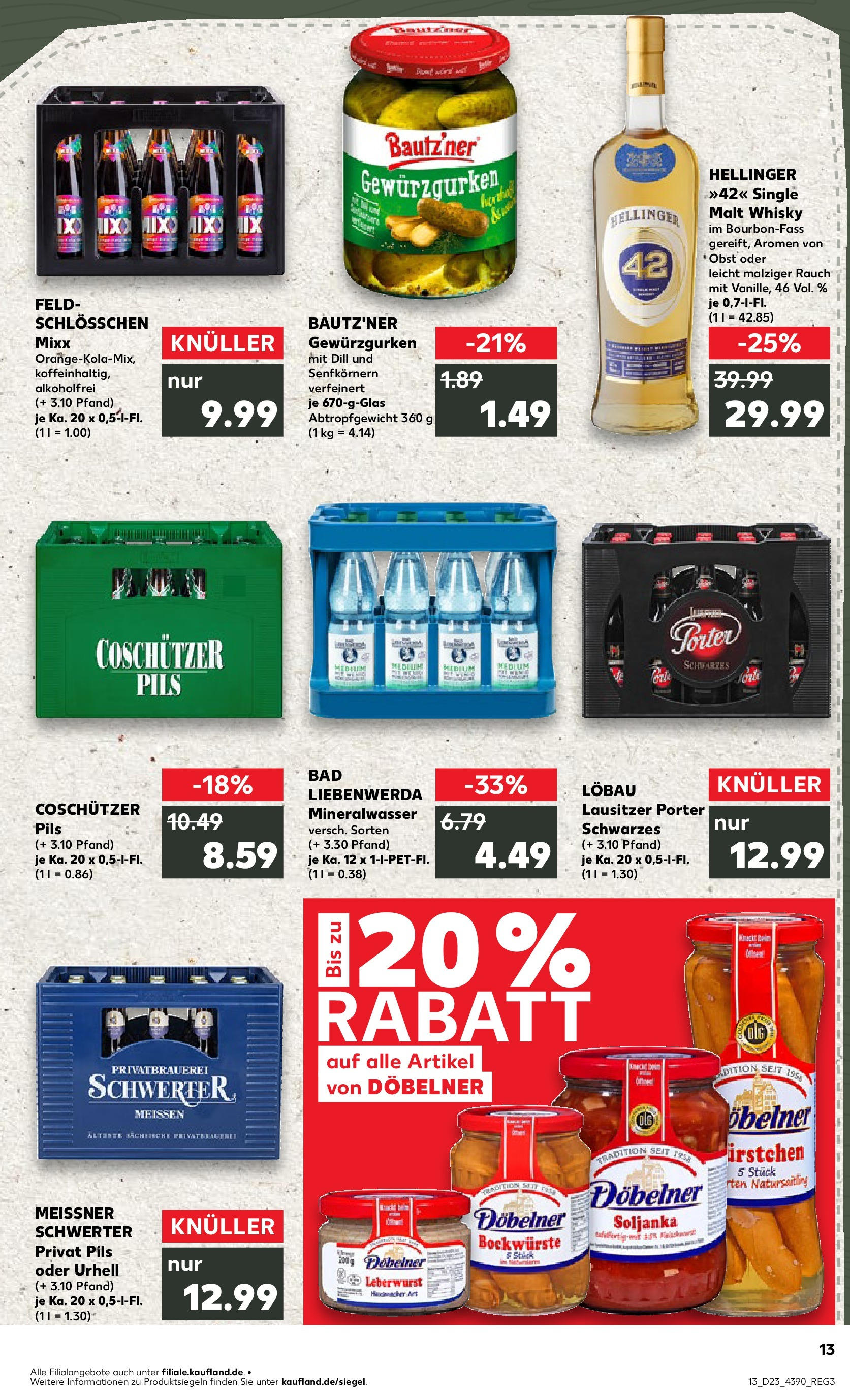 Kaufland prospekt Riesa (ab 05.06.2025) » Angebote Online | Seite: 13 | Produkte: Bad, Pils, Mineralwasser, Dill Kaufland prospekt Riesa (ab 05.06.2025) » Angebote Online zum Blättern | Seite: 13 | Produkte: Bad, Pils, Mineralwasser, Dill