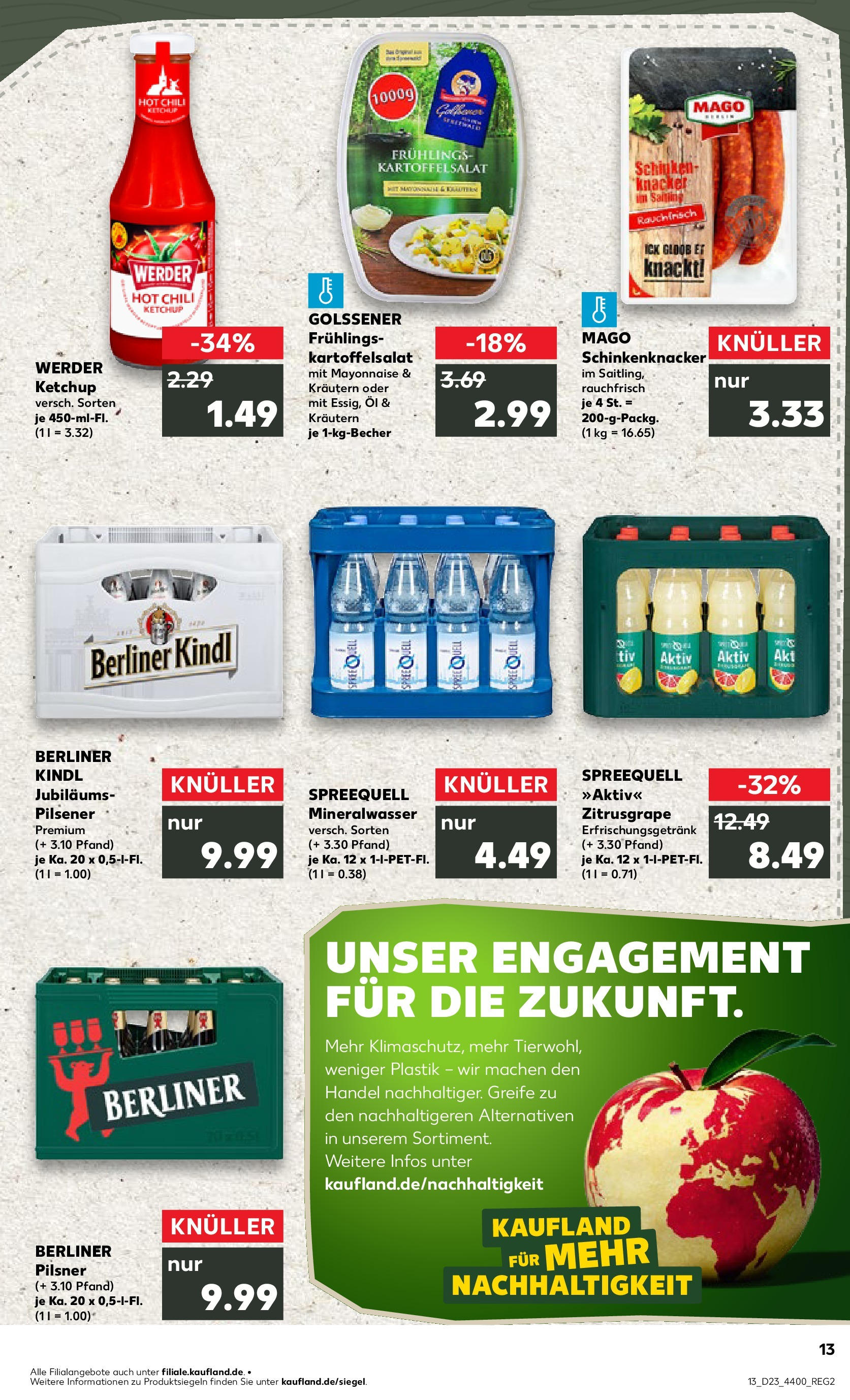 Kaufland prospekt Berlin (ab 05.06.2025) » Angebote Online | Seite: 13 | Produkte: Berliner, Öl, Mineralwasser, Berliner pilsner Kaufland prospekt Berlin (ab 05.06.2025) » Angebote Online zum Blättern | Seite: 13 | Produkte: Berliner, Öl, Mineralwasser, Berliner pilsner
