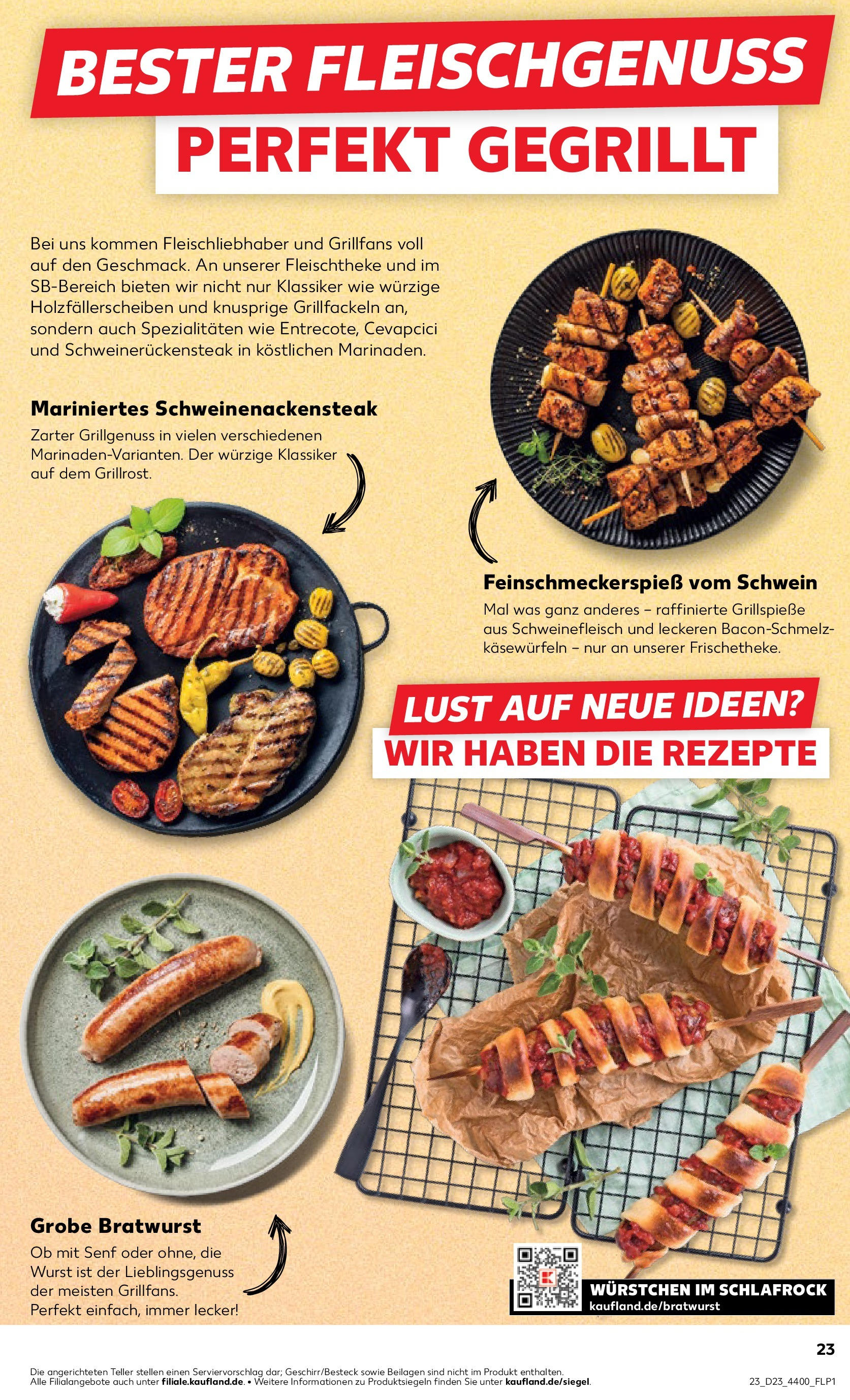 Kaufland prospekt Berlin (ab 05.06.2025) » Angebote Online | Seite: 23 | Produkte: Bratwurst, Cevapcici, Wurst, Schweinefleisch Kaufland prospekt Berlin (ab 05.06.2025) » Angebote Online zum Blättern | Seite: 23 | Produkte: Bratwurst, Cevapcici, Wurst, Schweinefleisch