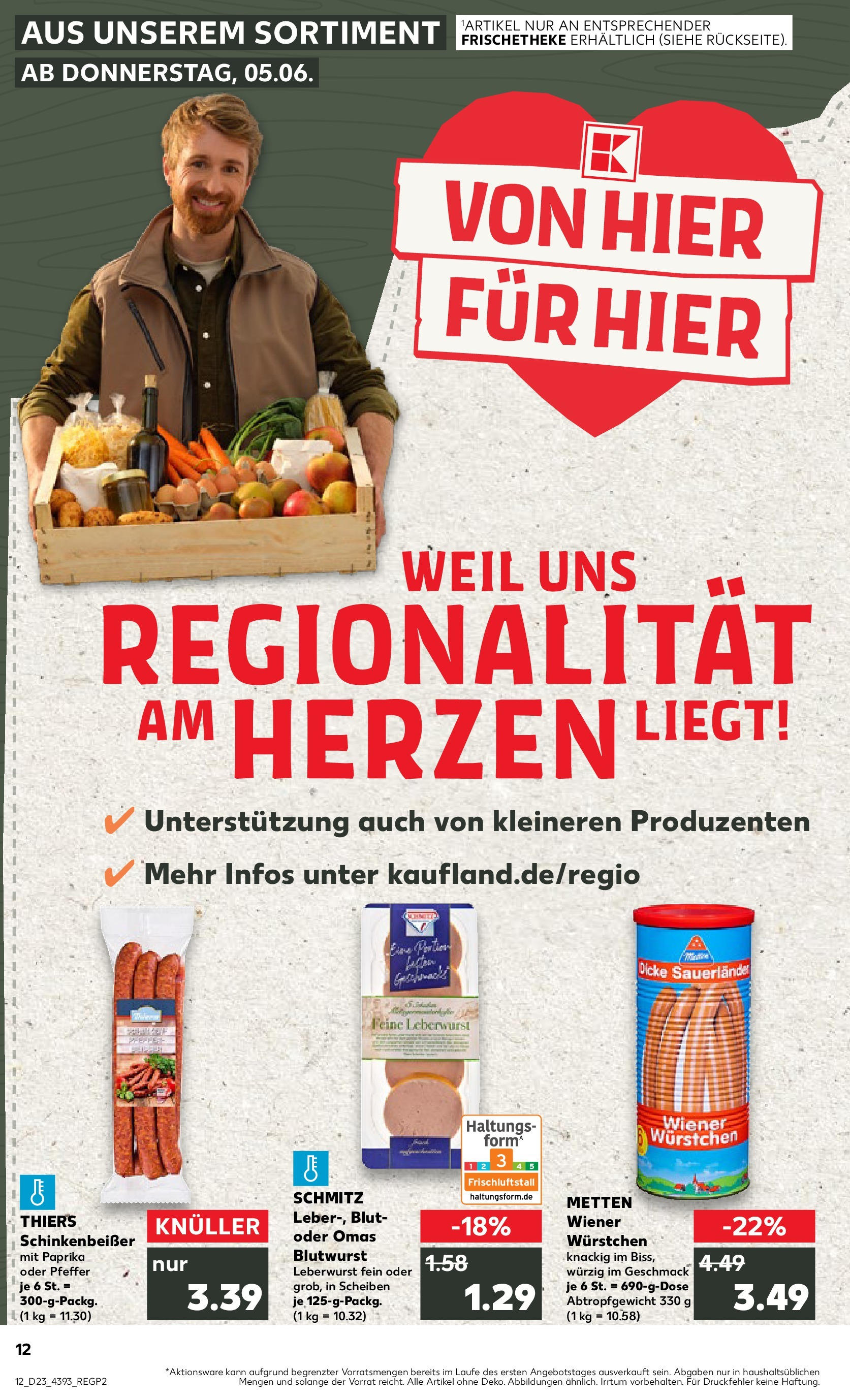 Kaufland prospekt Heinsberg (ab 05.06.2025) » Angebote Online | Seite: 12 | Produkte: Wiener wurstchen, Paprika, Pfeffer Kaufland prospekt Heinsberg (ab 05.06.2025) » Angebote Online zum Blättern | Seite: 12 | Produkte: Wiener wurstchen, Paprika, Pfeffer