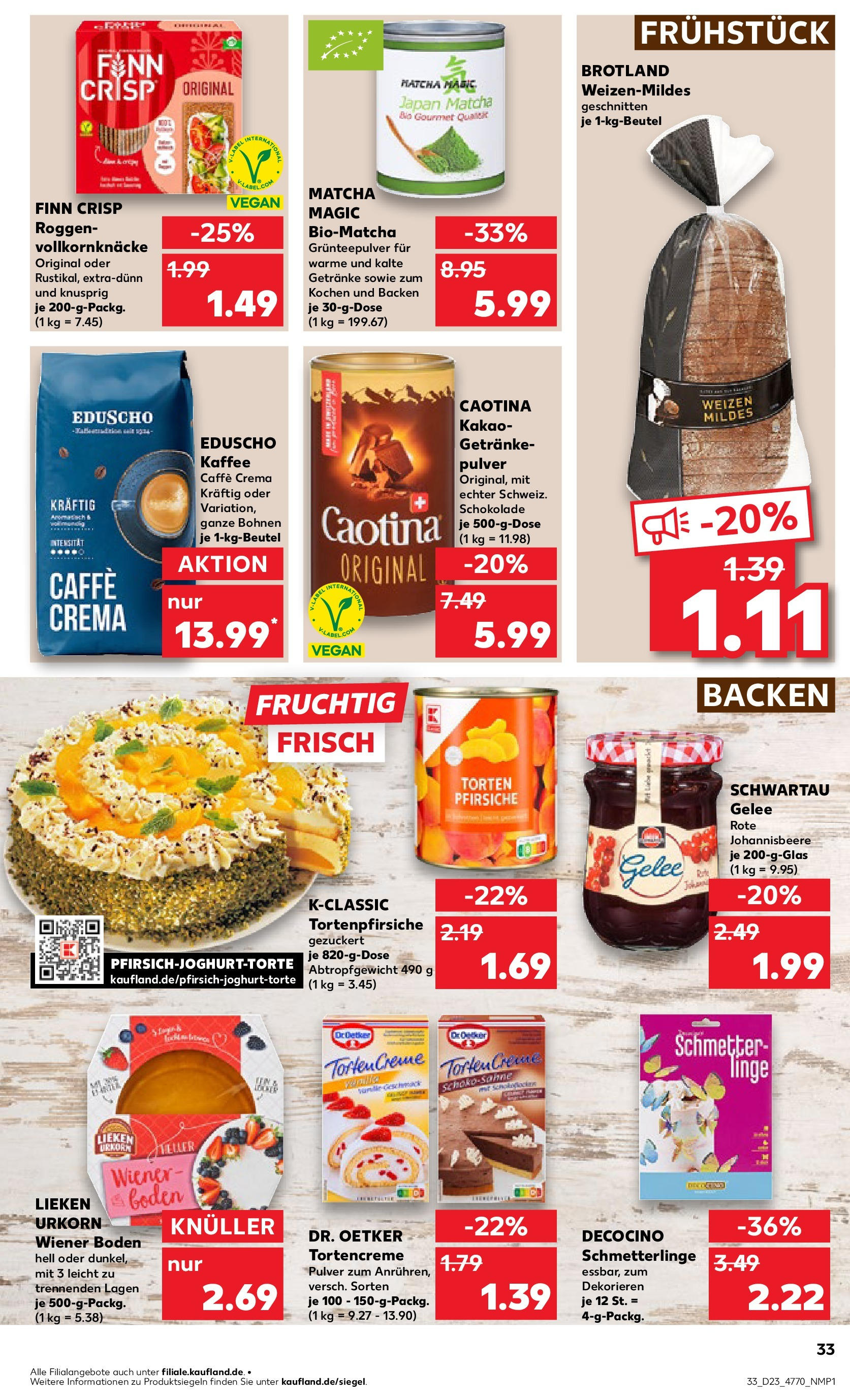 Kaufland prospekt Aschaffenburg (ab 05.06.2025) » Angebote Online | Seite: 33 | Produkte: Kaffee, Schokolade, Creme, Eduscho Kaufland prospekt Aschaffenburg (ab 05.06.2025) » Angebote Online zum Blättern | Seite: 33 | Produkte: Kaffee, Schokolade, Creme, Eduscho