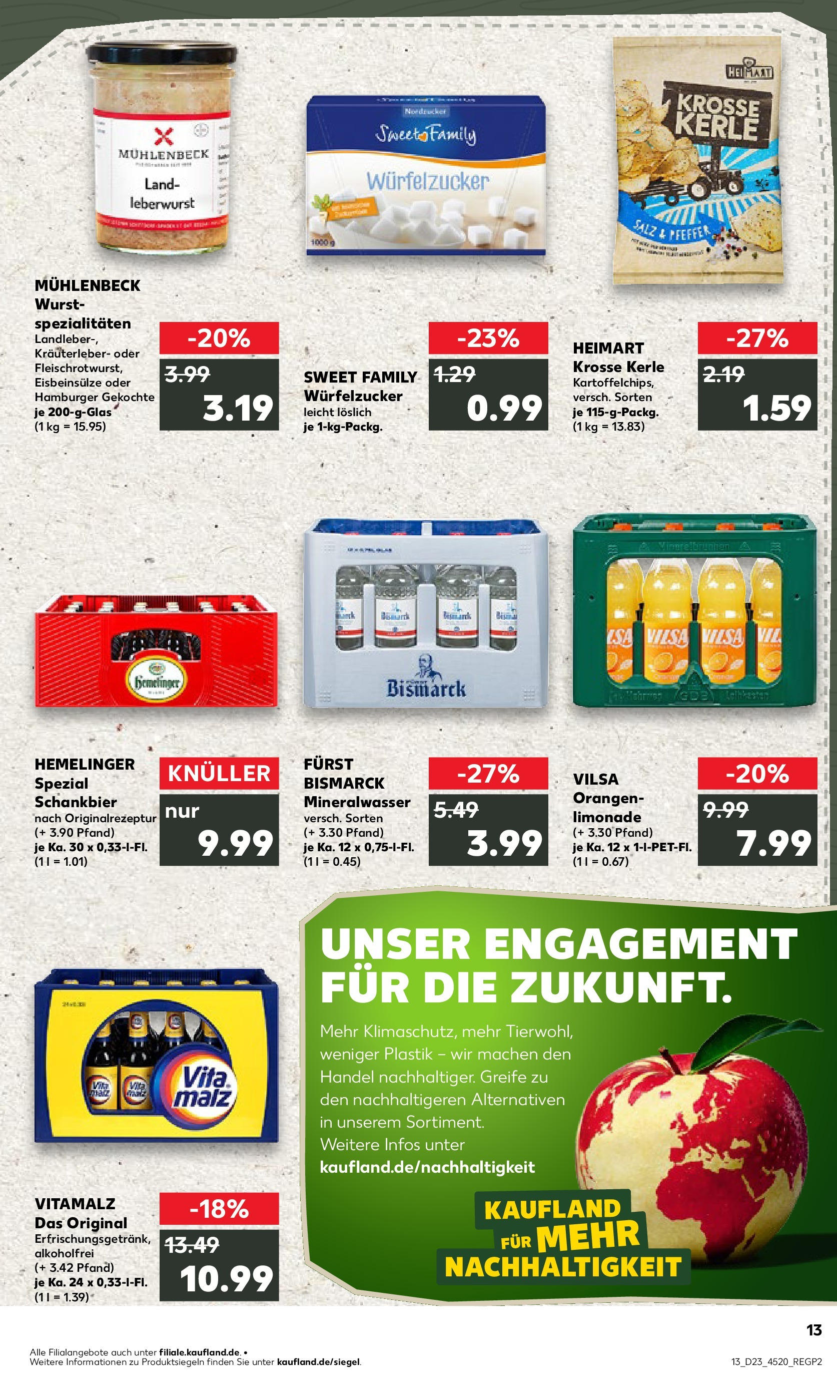 Kaufland prospekt Bremerhaven	 (ab 05.06.2025) » Angebote Online zum Blättern | Seite: 13 | Produkte: Orangen, Mineralwasser, Salz, Chips