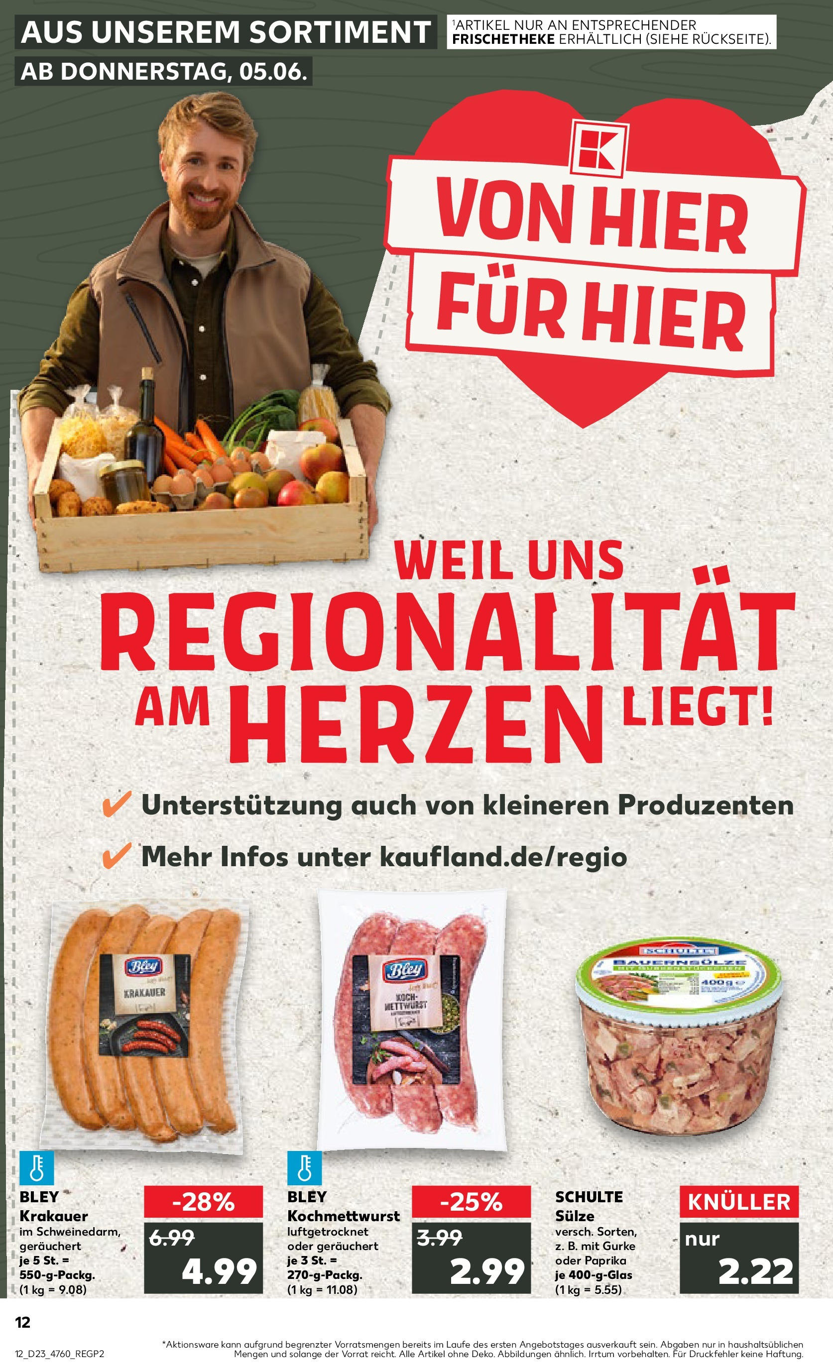 Kaufland prospekt Meppen (ab 05.06.2025) » Angebote Online | Seite: 12 | Produkte: Paprika Kaufland prospekt Meppen (ab 05.06.2025) » Angebote Online zum Blättern | Seite: 12 | Produkte: Paprika