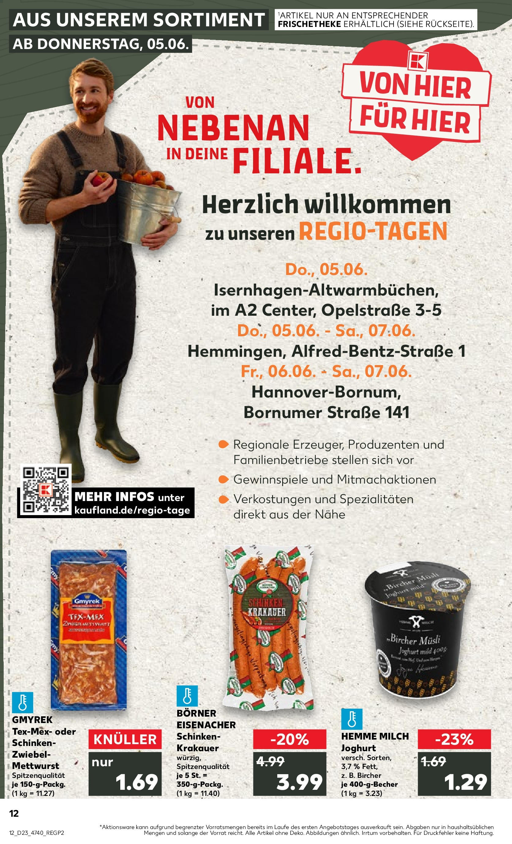 Kaufland prospekt Hannover	 (ab 05.06.2025) » Angebote Online zum Blättern | Seite: 16 | Produkte: Musli, Milch, Joghurt, Schinken
