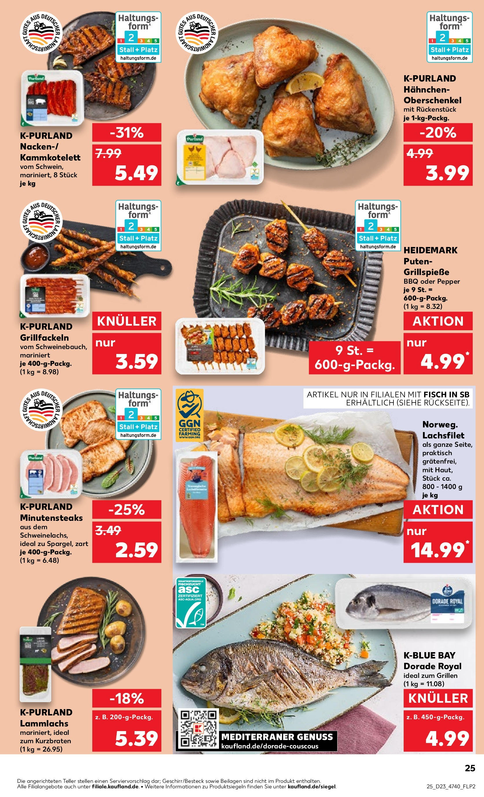 Kaufland prospekt Hannover	 (ab 05.06.2025) » Angebote Online zum Blättern | Seite: 29 | Produkte: Dorade, Hahnchen, Fisch, Steak