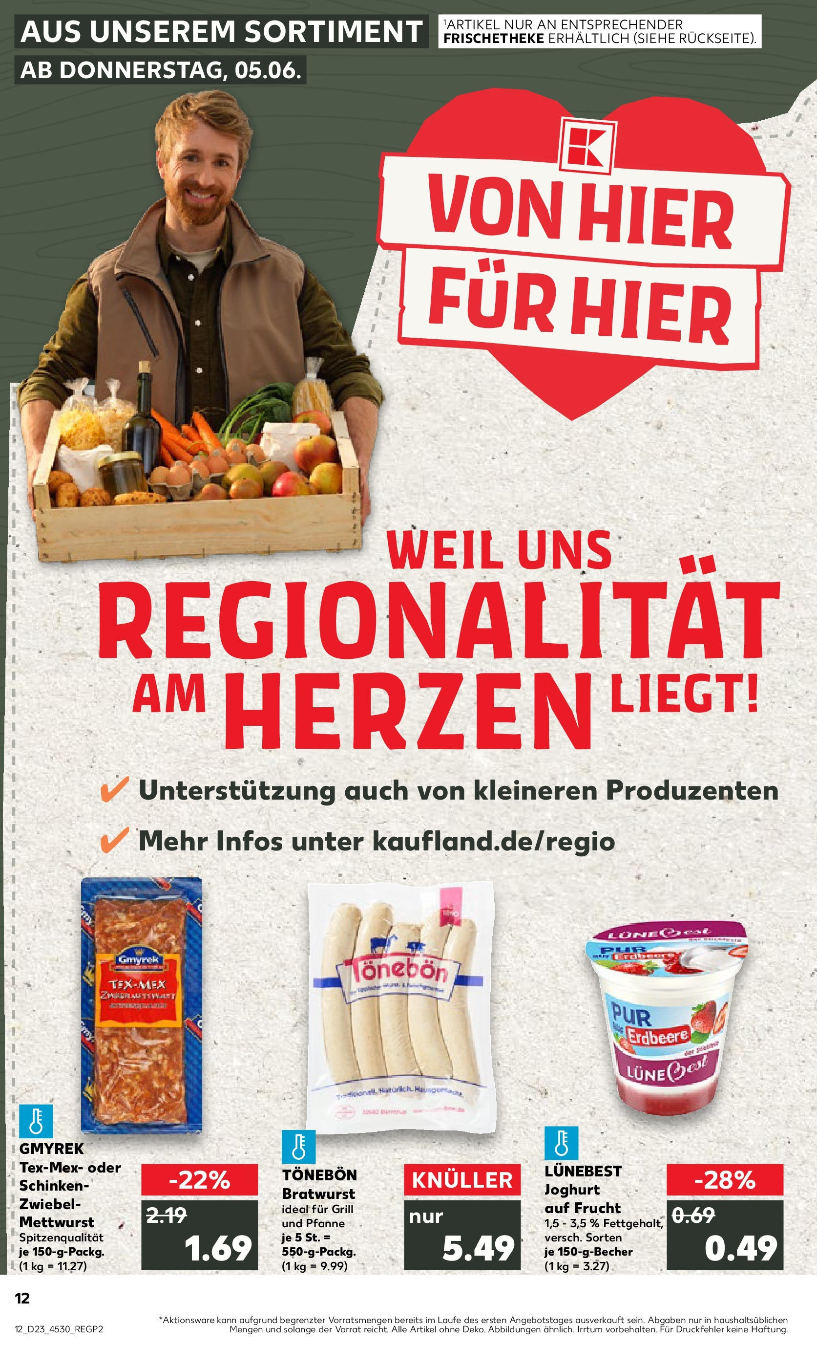Kaufland prospekt Hameln (ab 05.06.2025) » Angebote Online | Seite: 12 | Produkte: Grill, Joghurt, Bratwurst, Schinken Kaufland prospekt Hameln (ab 05.06.2025) » Angebote Online zum Blättern | Seite: 12 | Produkte: Grill, Joghurt, Bratwurst, Schinken