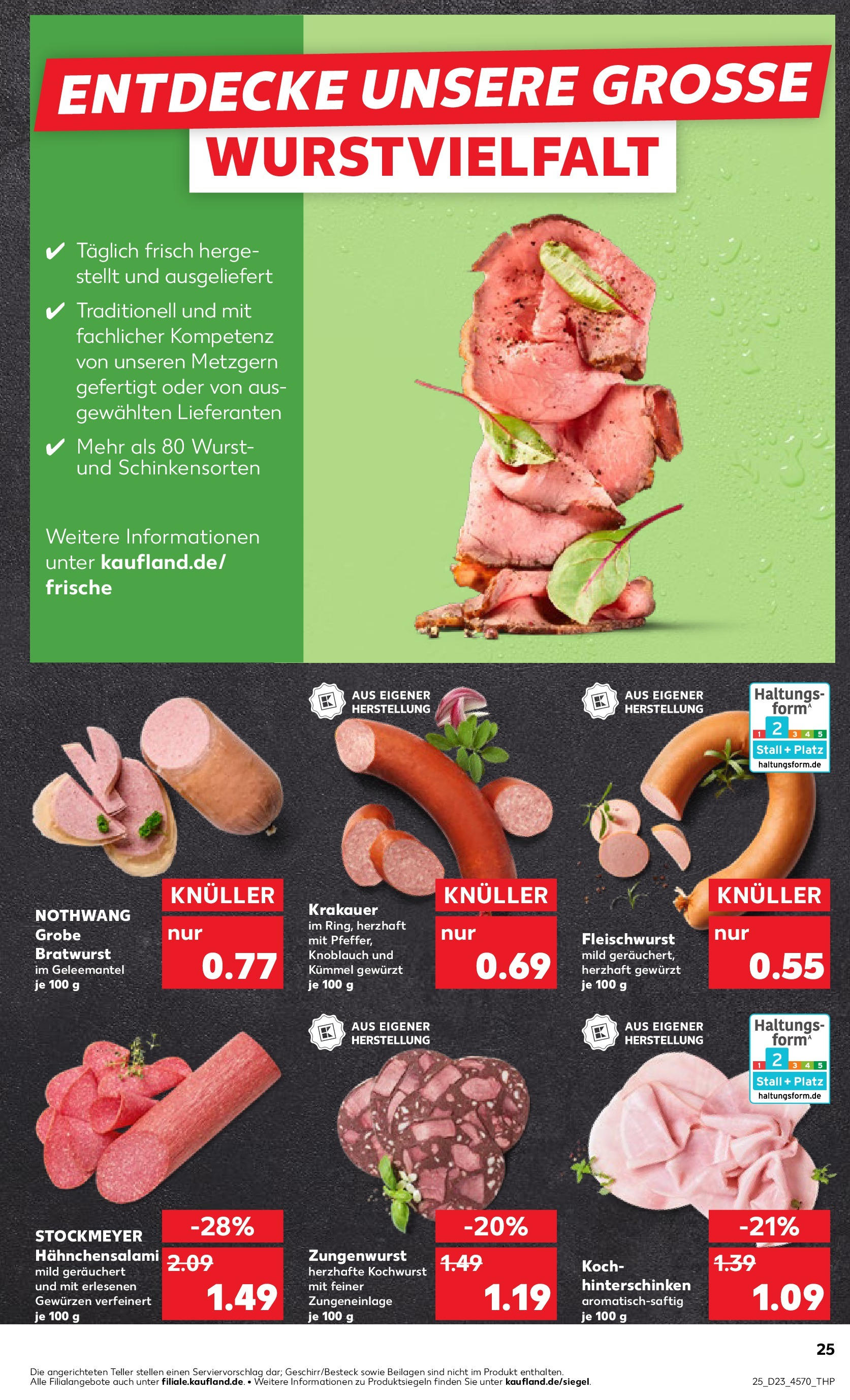 Kaufland prospekt Freilassing (ab 05.06.2025) » Angebote Online | Seite: 25 | Produkte: Bratwurst, Wurst, Knoblauch, Salami Kaufland prospekt Freilassing (ab 05.06.2025) » Angebote Online zum Blättern | Seite: 25 | Produkte: Bratwurst, Wurst, Knoblauch, Salami