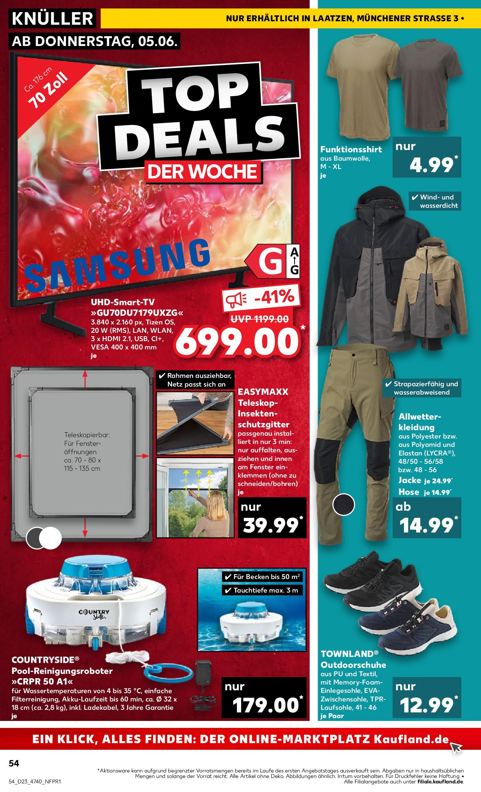 Kaufland prospekt Hannover	 (ab 05.06.2025) » Angebote Online zum Blättern | Seite: 58 | Produkte: T-Shirt, Smart TV, Jacke, Hose