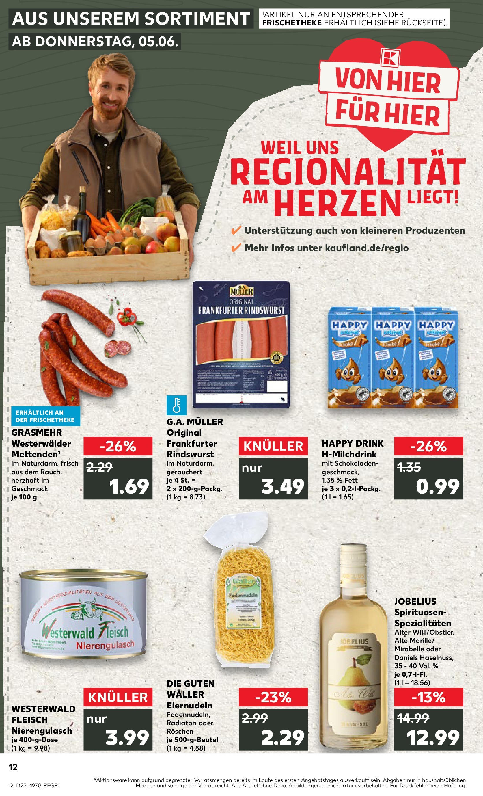 Prospekt Kaufland ab 09.06.2025 » Angebote Online zum Blättern | Seite: 27 | Produkte: Pasta, Fleisch