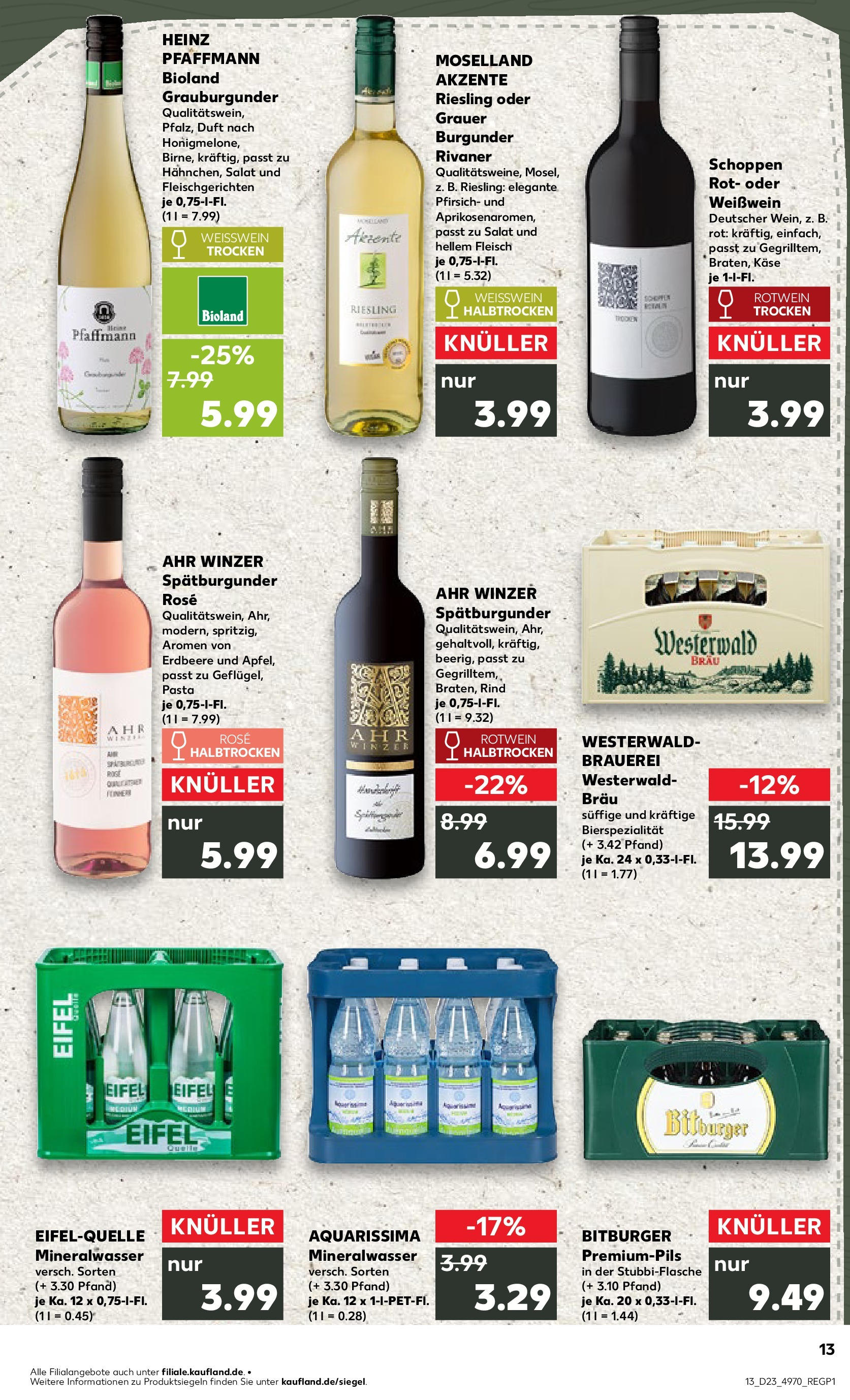 Prospekt Kaufland ab 09.06.2025 » Angebote Online zum Blättern | Seite: 28 | Produkte: Bitburger, Rotwein, Duft, Salat