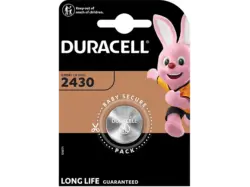 Duracell 2430 Lithium Knopfbatterie, Einzelpackung (DL2430/CR2430); Knopfzelle