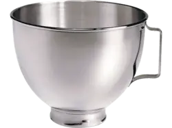 Kitchen Aid 5 K 45 SBWH EdelstahlSCHÜSSEL 4,3 L poliert Griff; Rührschüssel 4,3 Liter