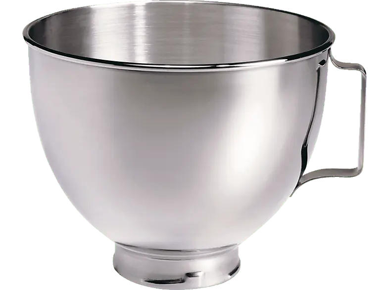 Kitchen Aid 5 K 45 SBWH EdelstahlSCHÜSSEL 4,3 L poliert Griff; Rührschüssel 4,3 Liter