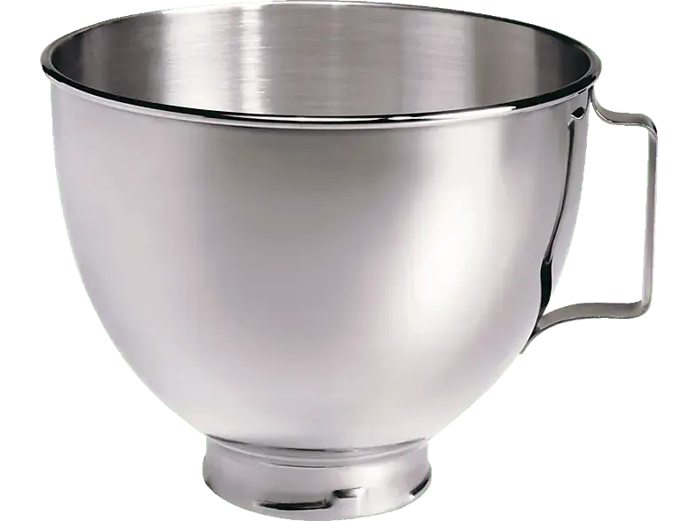 Kitchen Aid 5 K 45 SBWH EdelstahlSCHÜSSEL 4,3 L poliert Griff; Rührschüssel 4,3 Liter