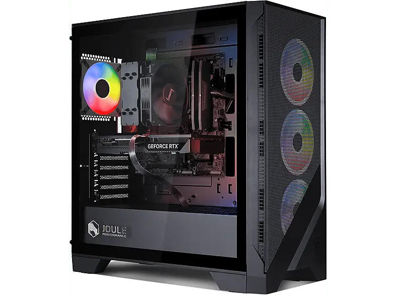 JOULEPerformANCE L1135953 Gaming PC, AMD Ryzen 7 8700F, 32 GB RAM, 1000 SSD, GeForce RTX™ 5070, Windows 11 Home Advanced, Schwarz