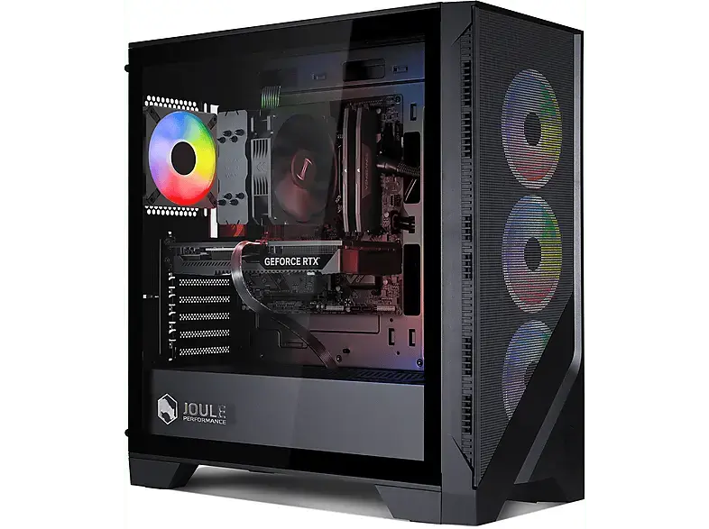 JOULEPerformANCE L1135953 Gaming PC, AMD Ryzen 7 8700F, 32 GB RAM, 1000 SSD, GeForce RTX™ 5070, Windows 11 Home Advanced, Schwarz