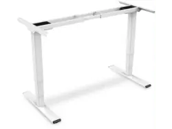 digitUS Elektrisch höhenverstellbares Tischgestell for Business, Dual-Motor, 3-Stufen, Weiß; Schreibtischunterbau