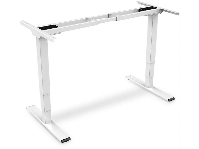 digitUS Elektrisch höhenverstellbares Tischgestell for Business, Dual-Motor, 3-Stufen, Weiß; Schreibtischunterbau