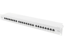 digitUS Patch Panel 24-port Cat.6 / Class E for Buisness, grau; Patch Panel----Patch Panel