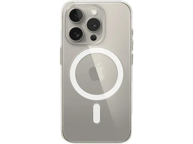 Apple Clear Case mit MagSafe Backcover, für Apple iPhone 15 Pro, Clear; Schutzhülle