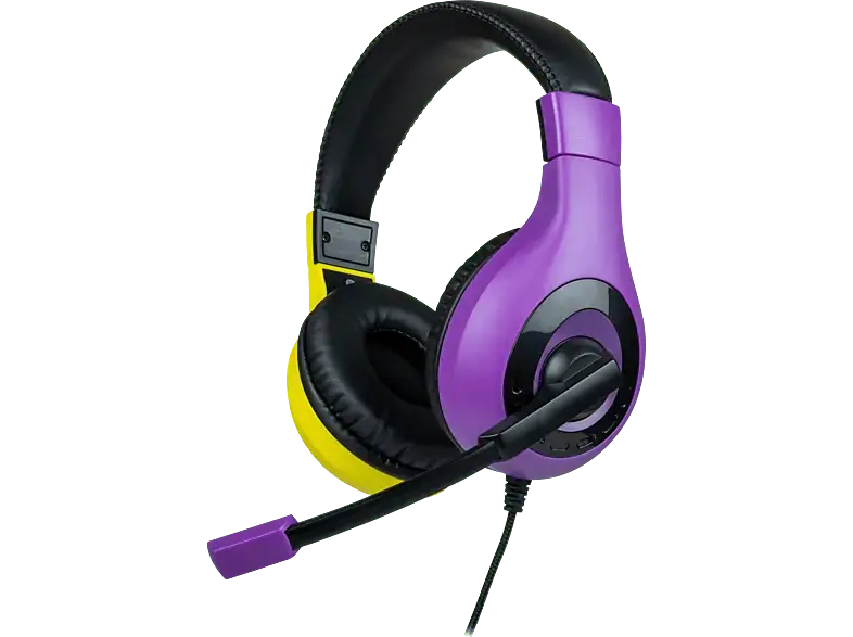 bigBen Stereo Gaming Headset V1 - purple/yellow