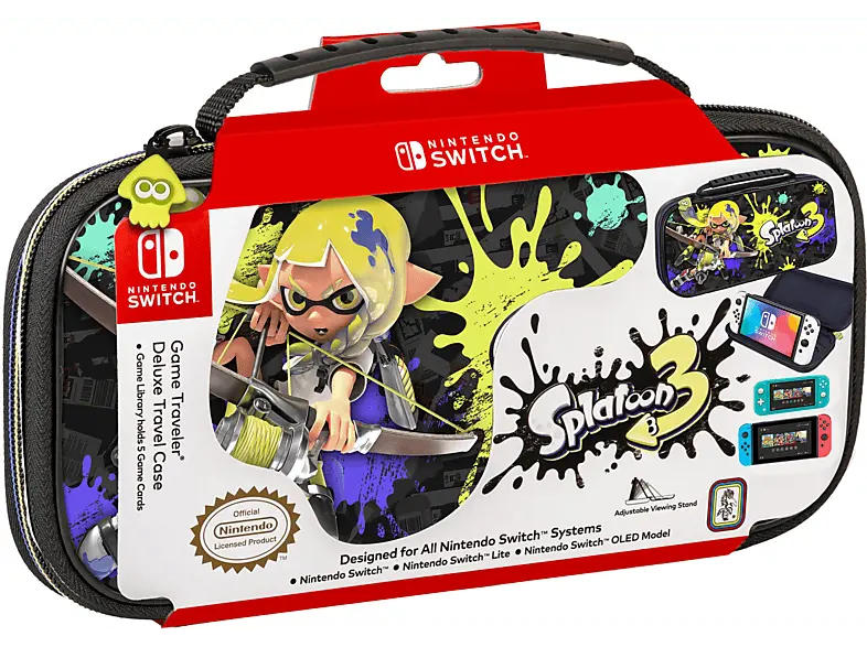 bigBen Travel Case -Splatoon 3 für Nintendo Switch; Tasche