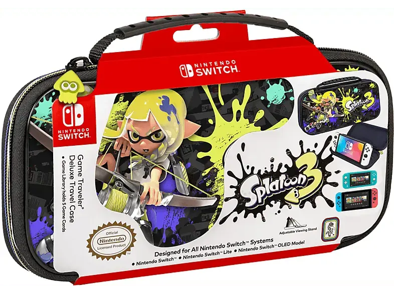 bigBen Travel Case -Splatoon 3 für Nintendo Switch; Tasche