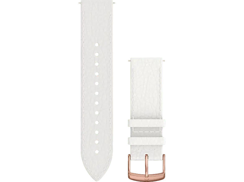 Garmin Schnellwechsel-Armband 20mm, Leder, Weiß