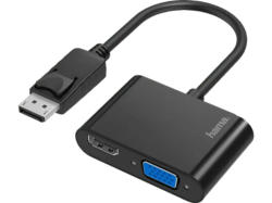 HAMA Video-Adapter 2in1, DisplayPort-Stecker - VGA & HDMI™-Buchse, Ultra-HD 4K