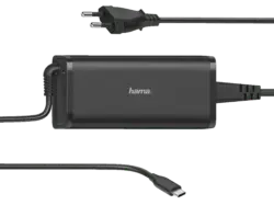 HAMA 200007 Universal-USB-C-Notebook-Netzteil, Power Delivery (PD), 5-20V/92W