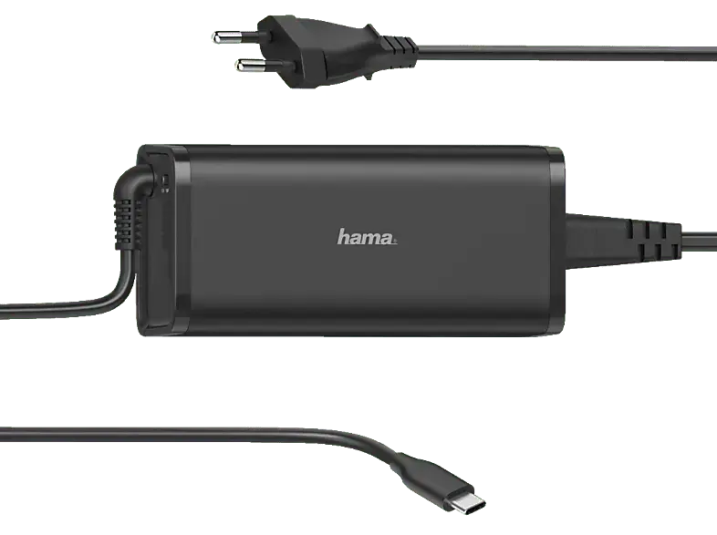 HAMA 200007 Universal-USB-C-Notebook-Netzteil, Power Delivery (PD), 5-20V/92W