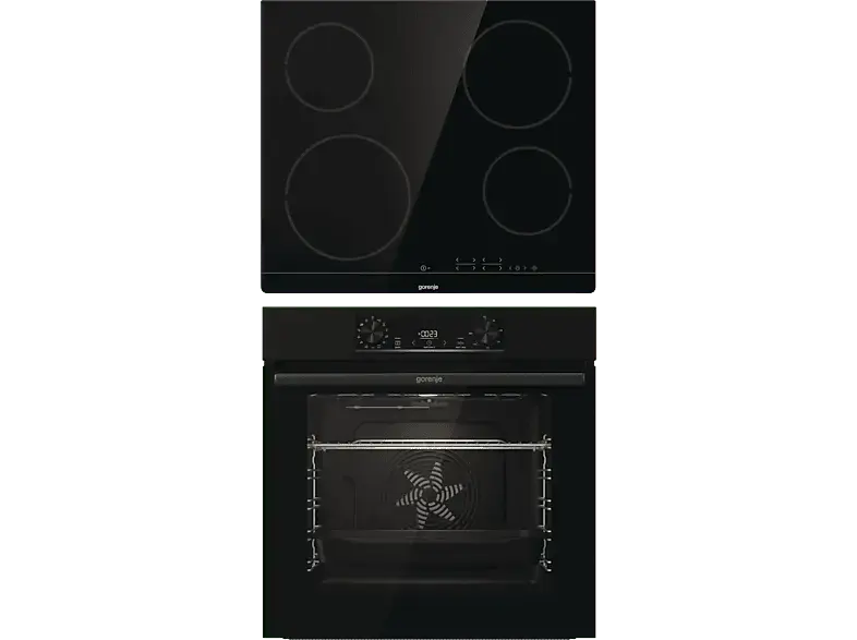 Gorenje Jump Set Aqua, Backofenset inkl. Kochfeld (Strahlungsheizung, A, 77 l)