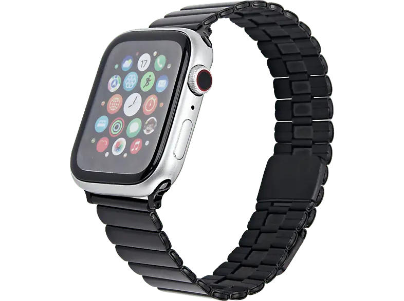 ISY ISB 2012 42-45mm Smart Watch Band Steel Black, für Apple; Armband
