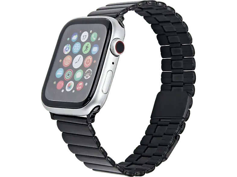 ISY ISB 2012 42-45mm Smart Watch Band Steel Black, für Apple; Armband
