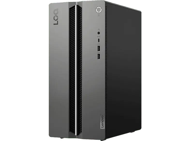 LENOVO LOQ Tower 17IRR9 90X Desktop PC, Intel® Core™ i7 Prozessor 14700F, 16 GB RAM, 1 TB SSD, GeForce RTX™ 4060, Windows 11 Home, Luna Grey/Raven Black