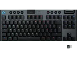 LOGITECH G G915 TKL Lightspeed Kabellose RGB Gaming Tastatur ohne Ziffernblock (Linear), Lightsync RGB, DEU (Qwertz), Schwarz/Carbon