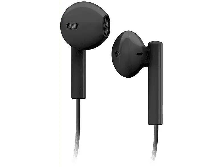 SBS 43810 Studio mix 65C Stereo In-Ear Kopfhörer mit USB-C-Kabel, Schwarz