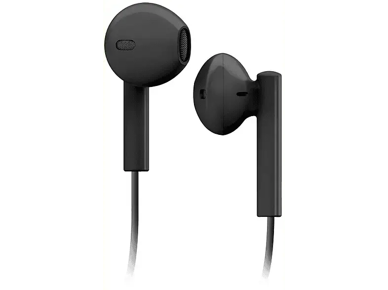 SBS 43810 Studio mix 65C Stereo In-Ear Kopfhörer mit USB-C-Kabel, Schwarz