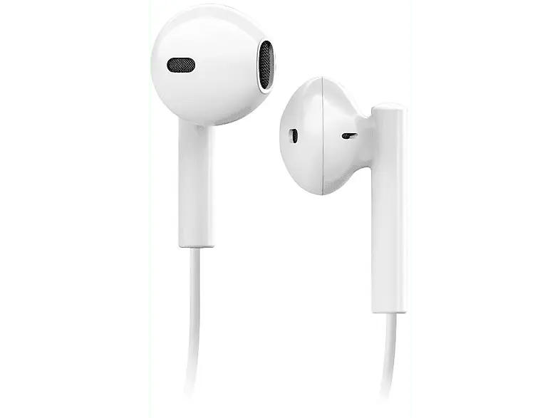 SBS 43803 Studio mix 65C Stereo In-Ear Kopfhörer mit USB-C-Kabel, Weiß