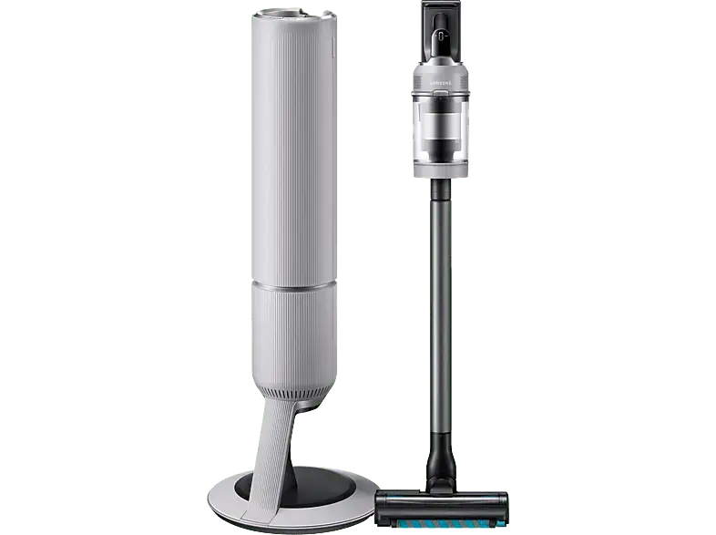 Samsung VS80F28DFP/GE bespoke AI Jet Lite Staubsauger mit All-in-One Station (Akkulaufzeit: bis zu 60min., Pebble Gray)