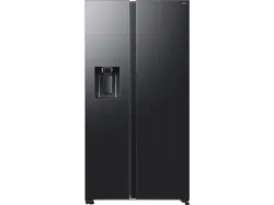 Samsung RS70F64KEFEF Side-by-Side, Kühl -und Gefrierkombination mit All-Around-Cooling (E, 1784 mm hoch, Black Doi)