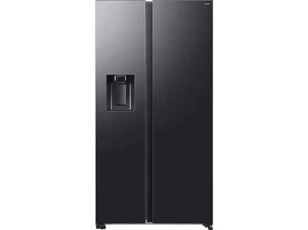 Samsung RS70F64KEFEF Side-by-Side, Kühl -und Gefrierkombination mit All-Around-Cooling (E, 1784 mm hoch, Black Doi)