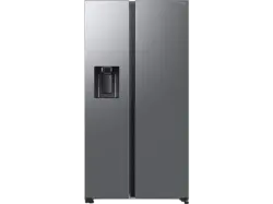 Samsung RS70F65KETEF Side-by-Side, Kühl- und Gefrierkombination mit Metal Cooling (640 l, E, 1780 mm hoch, No Frost (verminderte Eisbildung), Edelstahl Look)