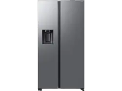 Samsung RS80F65KDTEF All-Around-Cooling, Auto Open Door, Side by Side, K&uuml;hl- und Gefrierkombination (640 l, D, 1784 mm hoch, Silber)