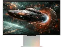 Samsung G90XF 27 Zoll Gaming Monitor, UHD 4K, 1 ms Reaktionszeit, 350 cd/m², 165 Hz, Silber